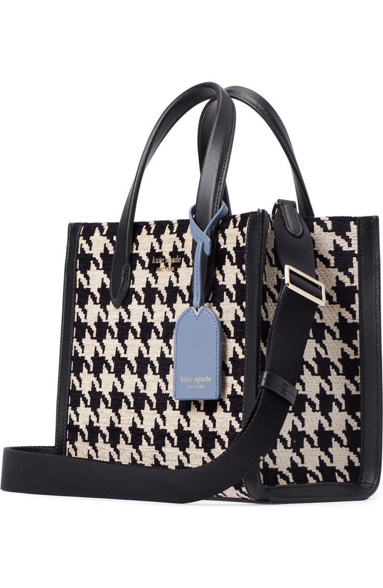 Kate Spade New York manhattan houndstooth chenille tote, Alternate, color,