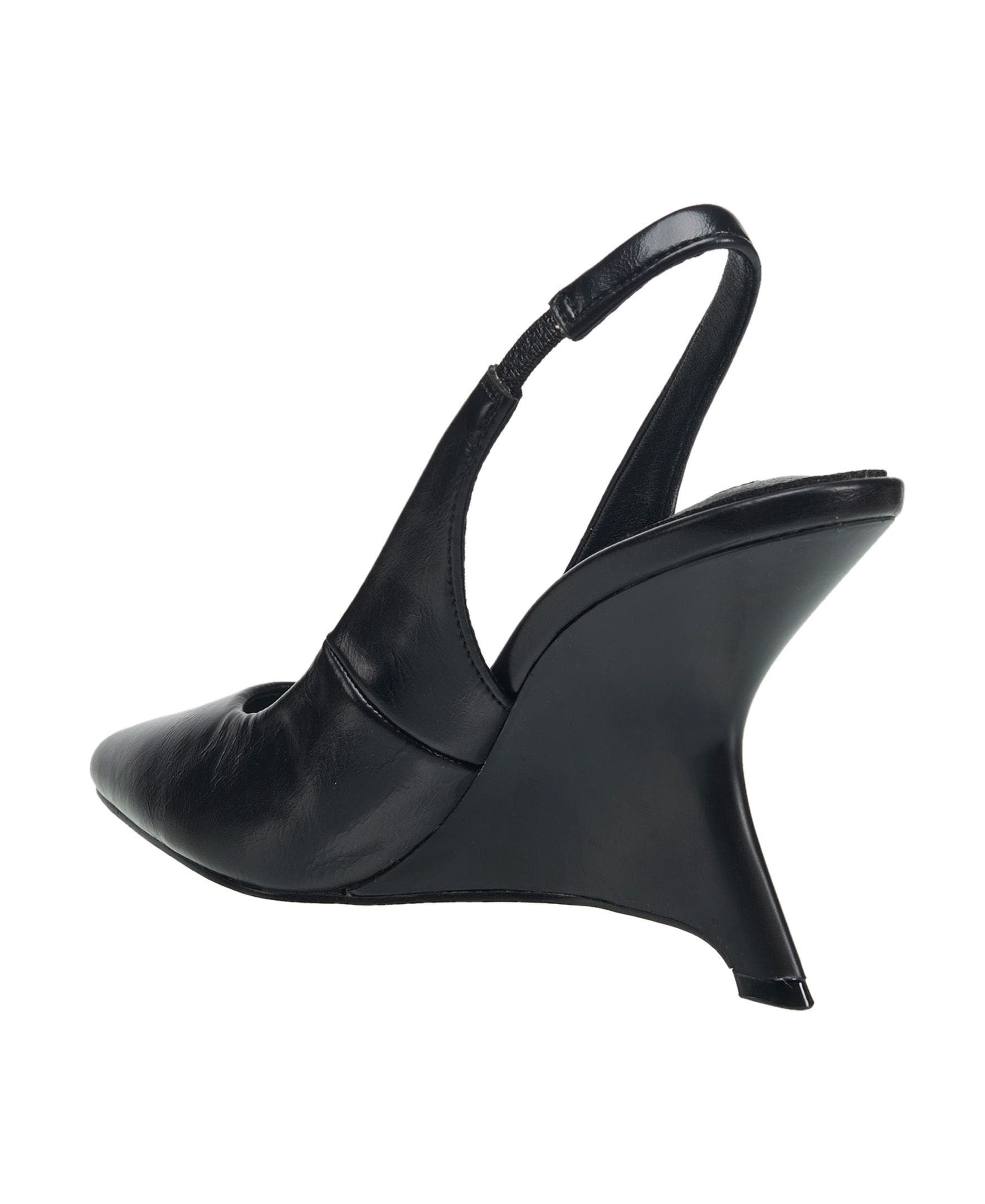 Shia Slingback Wedge Heel, Alternate, color, Black