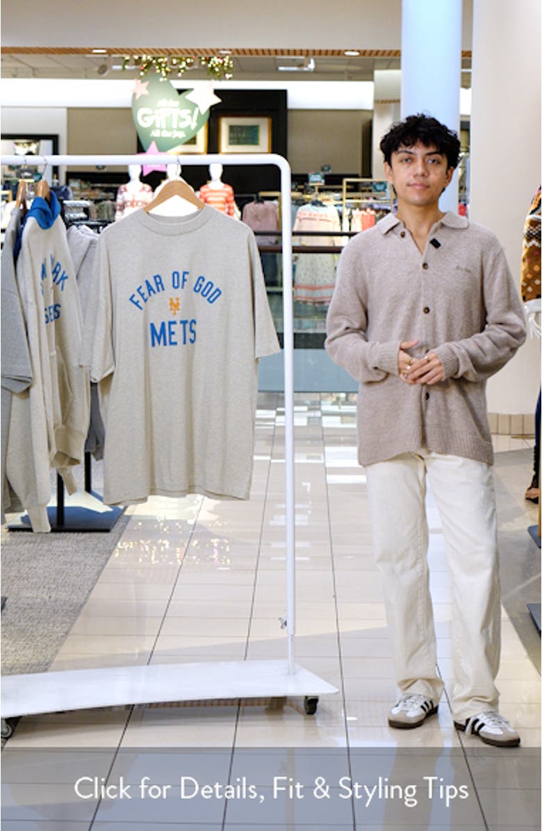 Mets '90s Fit Cotton Graphic T-Shirt, sales video thumbnail