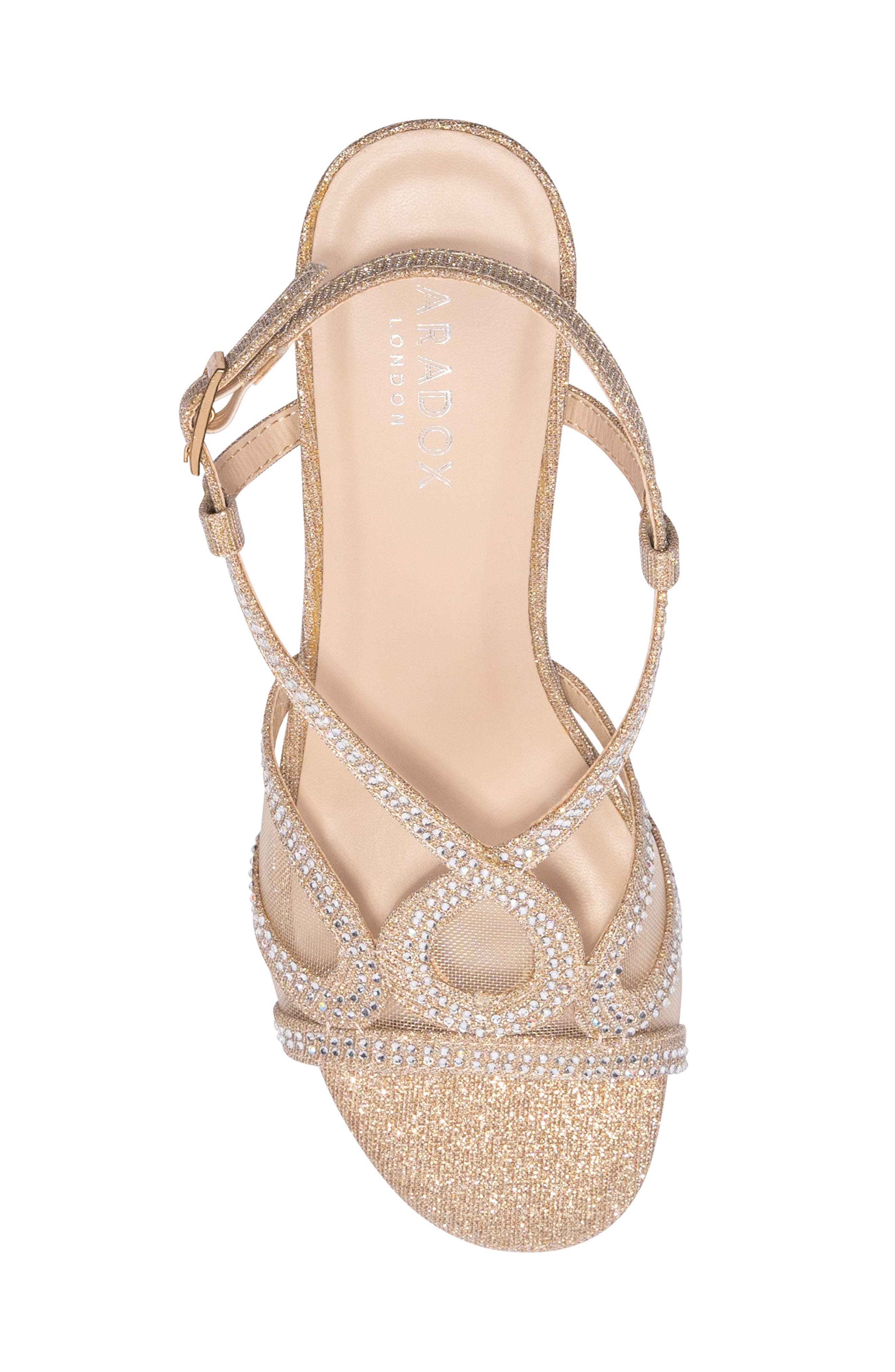 Paradox London Pink Ingrid Sandal, Alternate, color, Champagne