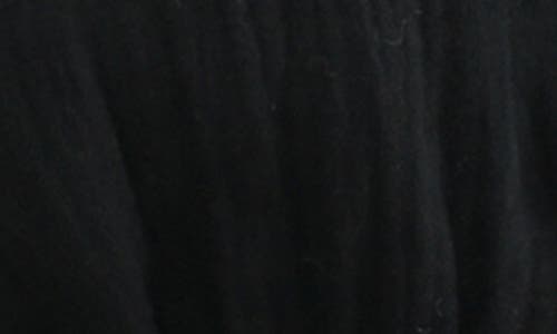 Lush Front Tie Cotton Gauze Crop Tank In Black