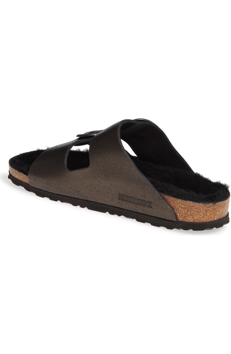 Birkenstock Perfect Pairs Arizona Big Buckle Sandal with Genuine Shearling Lining, Alternate, color,