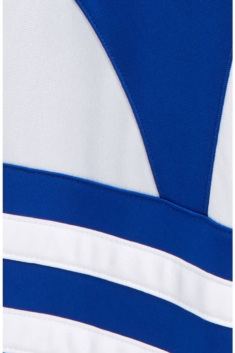 Big Trefoil Track Pants, Alternate, color, TEAM ROYAL BLUE/ WHITE