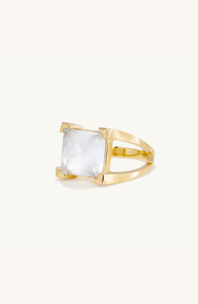 Dean Davidson Mini Plaza Ring, Alternate, color, Iridescent Pearl/ Gold