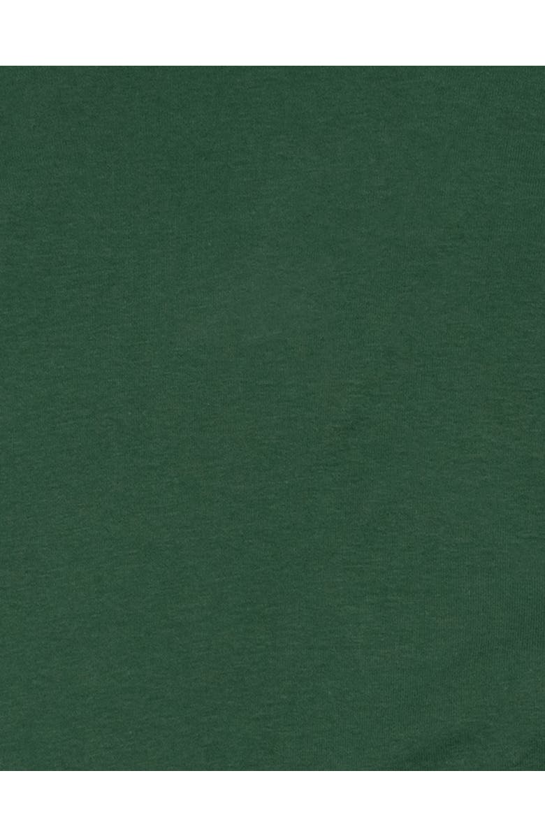 Leveret Kids Two-Piece Solid Cotton Matching Family Pajamas, Alternate, color, Uniform Green