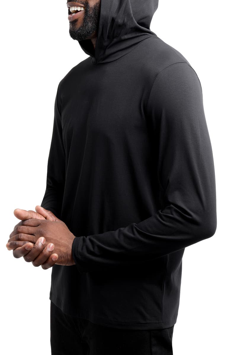 XRAY Long Sleeve Hooded T-Shirt, Alternate, color, Black