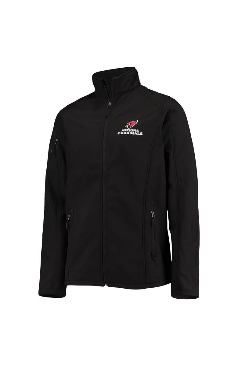 DUNBROOKE Men's Dunbrooke Black Arizona Cardinals Big & Tall Sonoma Softshell Full-Zip Jacket, Alternate, color, Black
