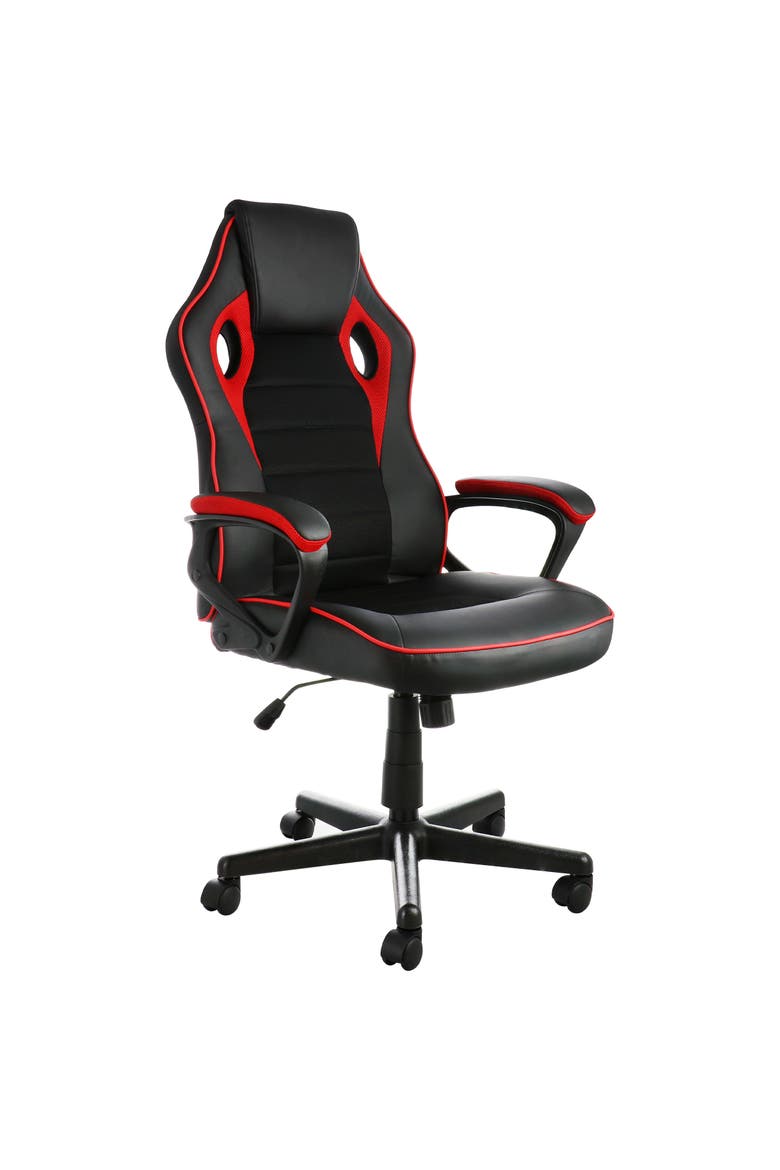 High Back Adjustable Office Chair, Main, color, Black