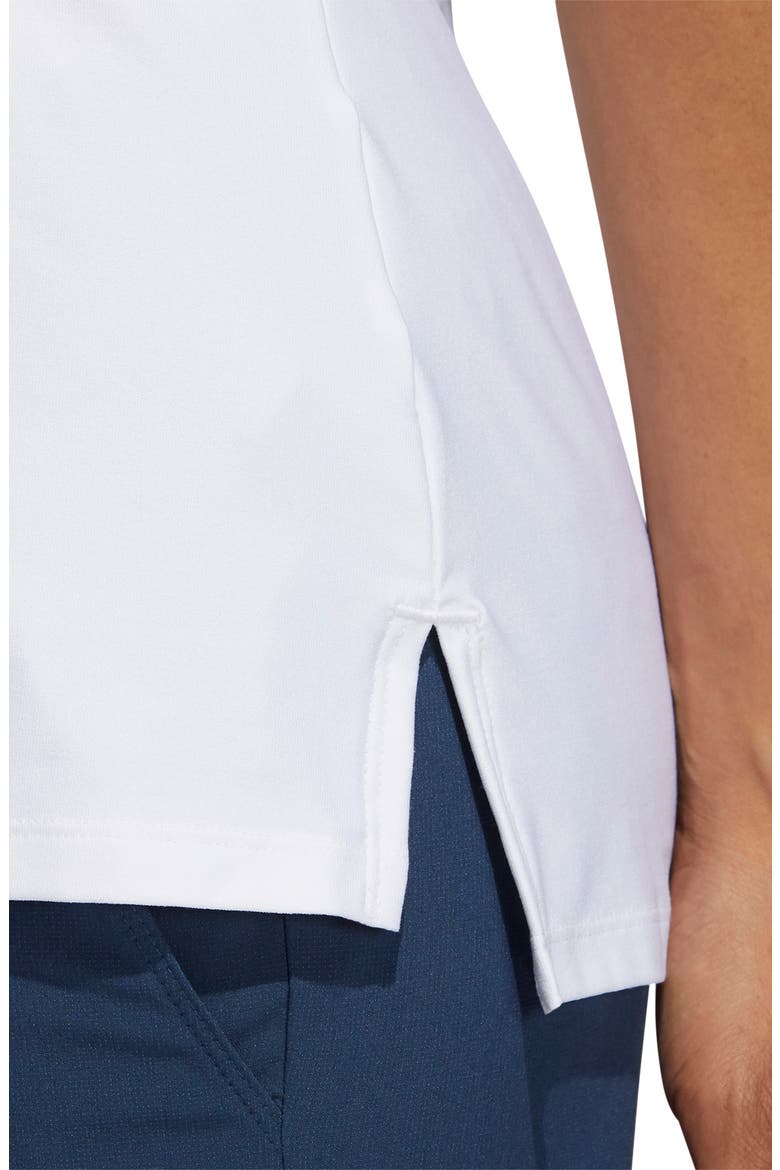 Sleeveless Polo, Alternate, color, WHITE