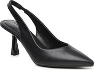 Nicole Miller Embellished Pointed Toe Slingback Pump