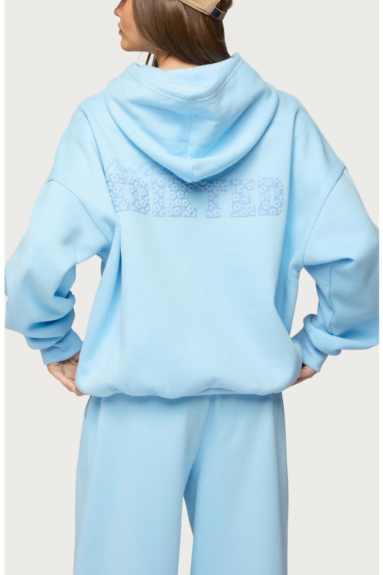 Pastel Oversize Hoodie, Alternate, color, LIGHT-BLUE