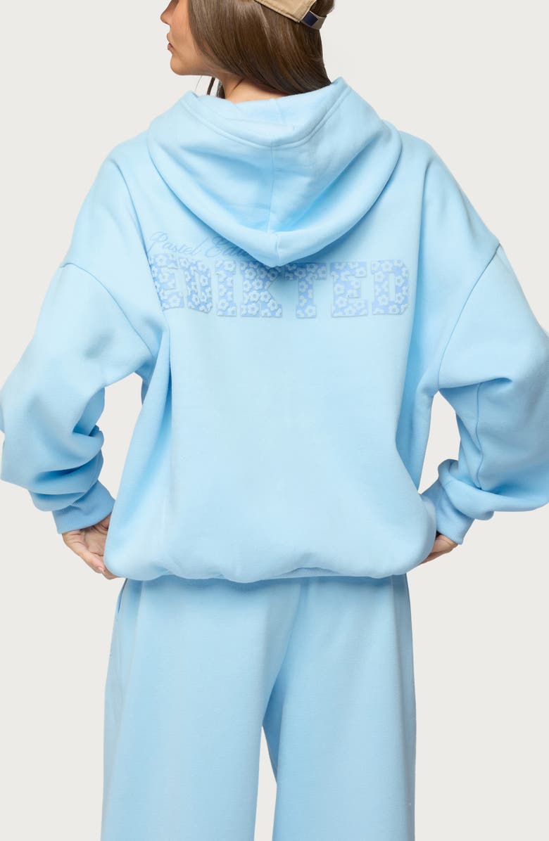 EDIKTED Pastel Oversize Hoodie, Alternate, color, 