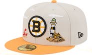New Era Men's New Era  Tan/Gold Boston Bruins Localized City Icon 59FIFTY Fitted Hat