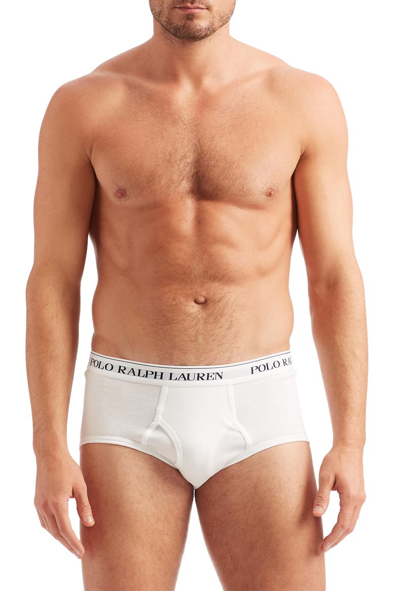 4-Pack Cotton Briefs, Main, color, WHITE