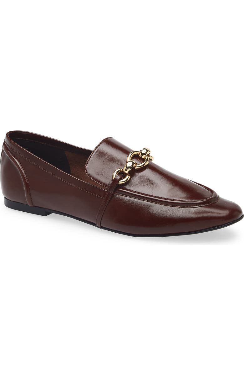 Jeffrey Campbell Clerk Bit Loafer, Main, color, Brown Gold