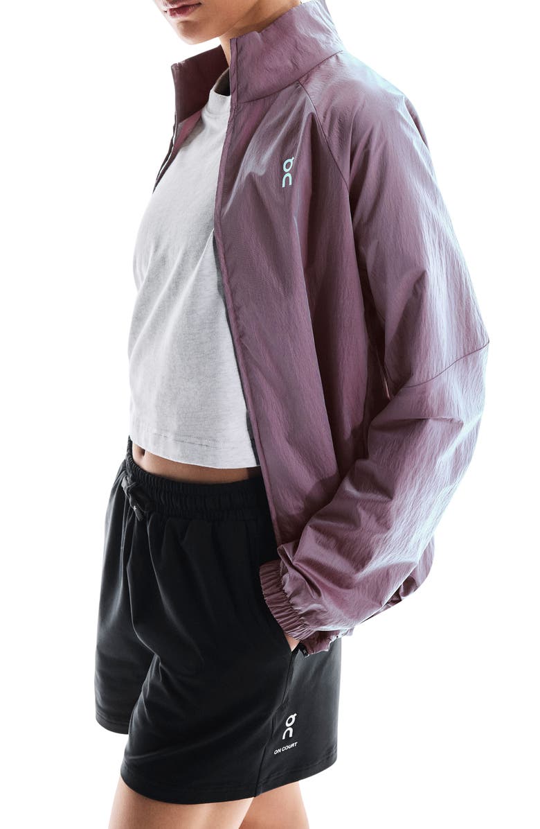 On Court Water Repellent Iridescent Jacket, Alternate, color, 