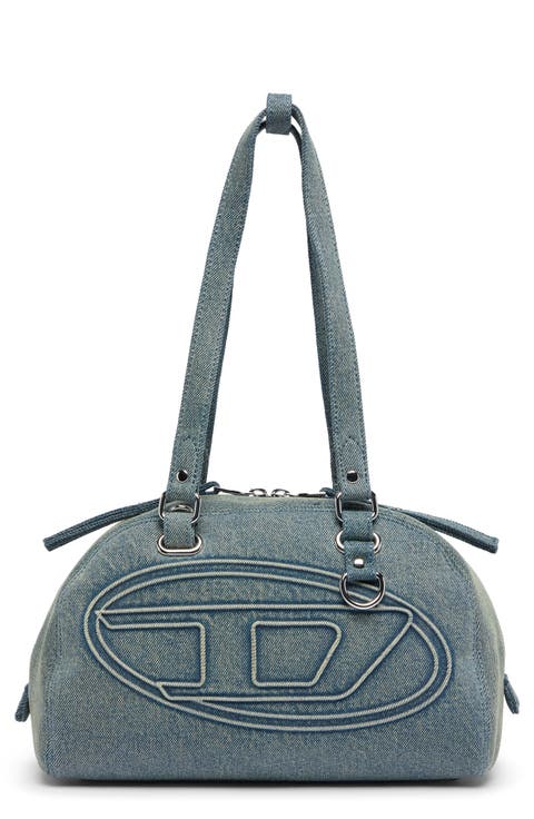 1DR Dome Soft Denim Shoulder Bag