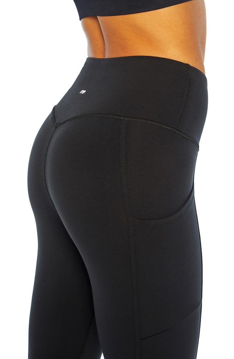 MARIKA Eclipse Ankle Leggings, Alternate, color, Black