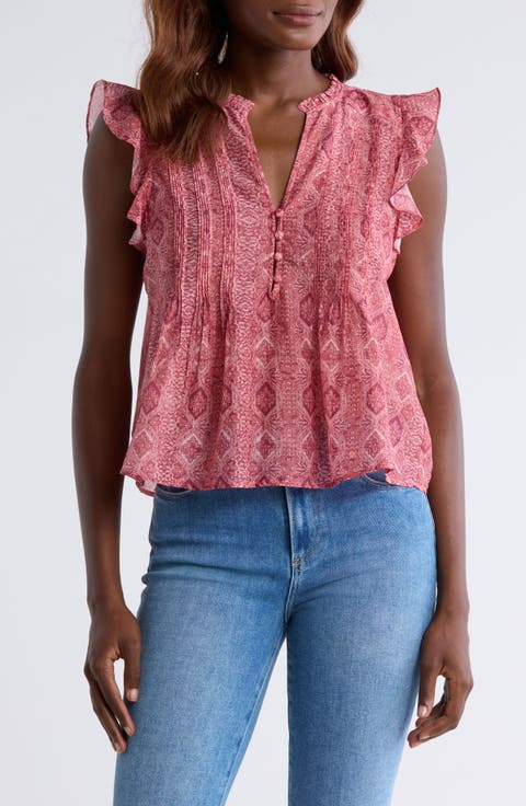 Idris Cotton & Silk Top