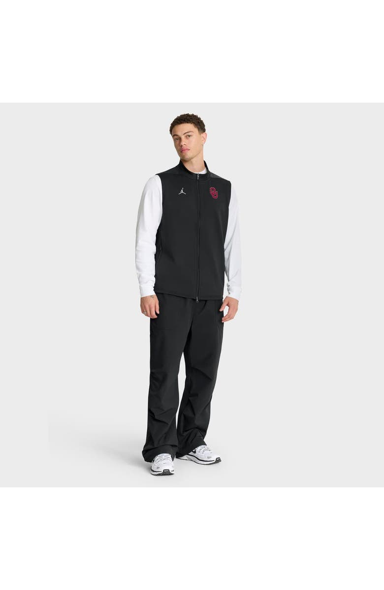 Jordan Brand Men's Jordan Brand Black Oklahoma Sooners Primetime Victory Performance Full-Zip Vest, Alternate, color, Black