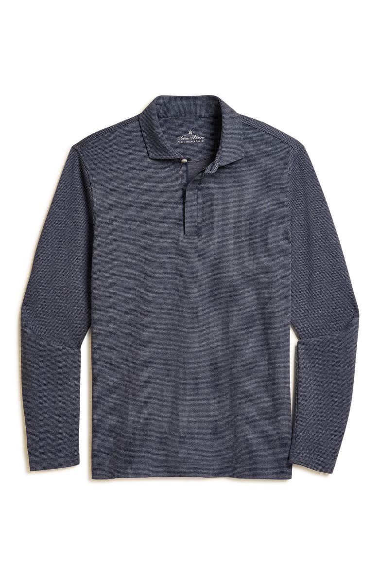 Performance Quarter Zip, Alternate, color, BLUE MULTI