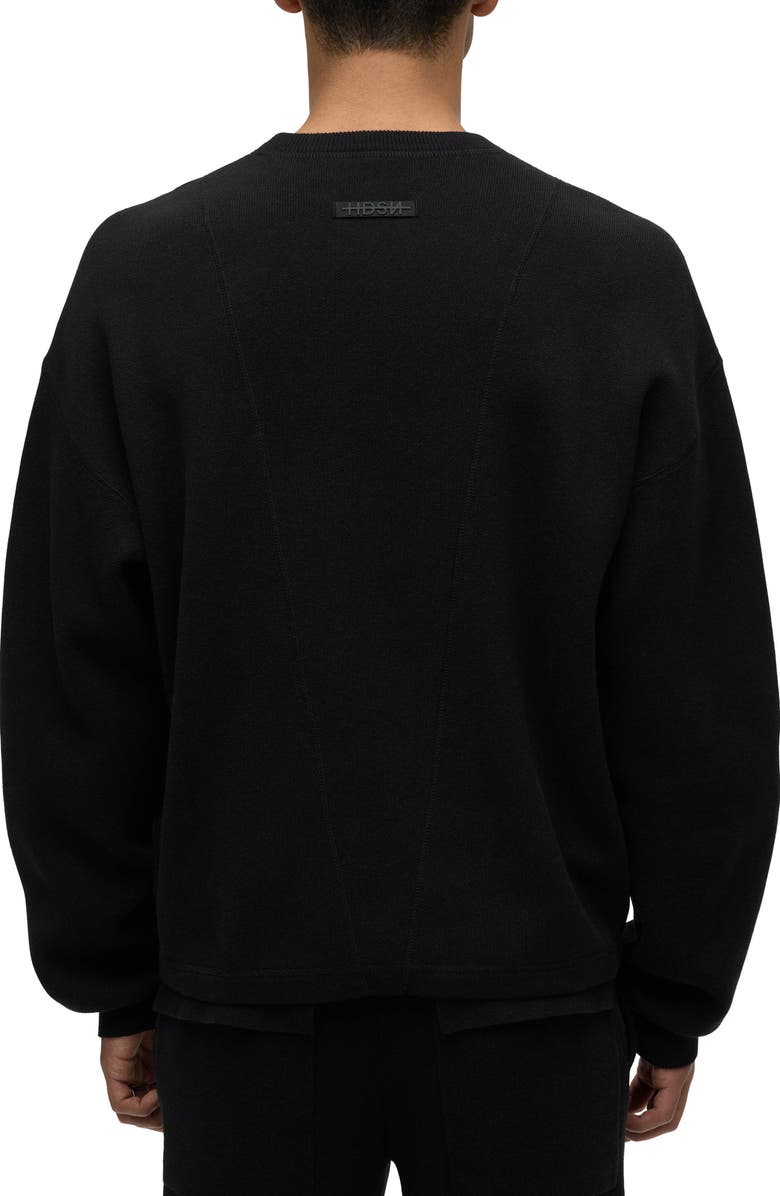 Hudson Jeans Cotton & Cashmere Crewneck Sweater, Alternate, color, 