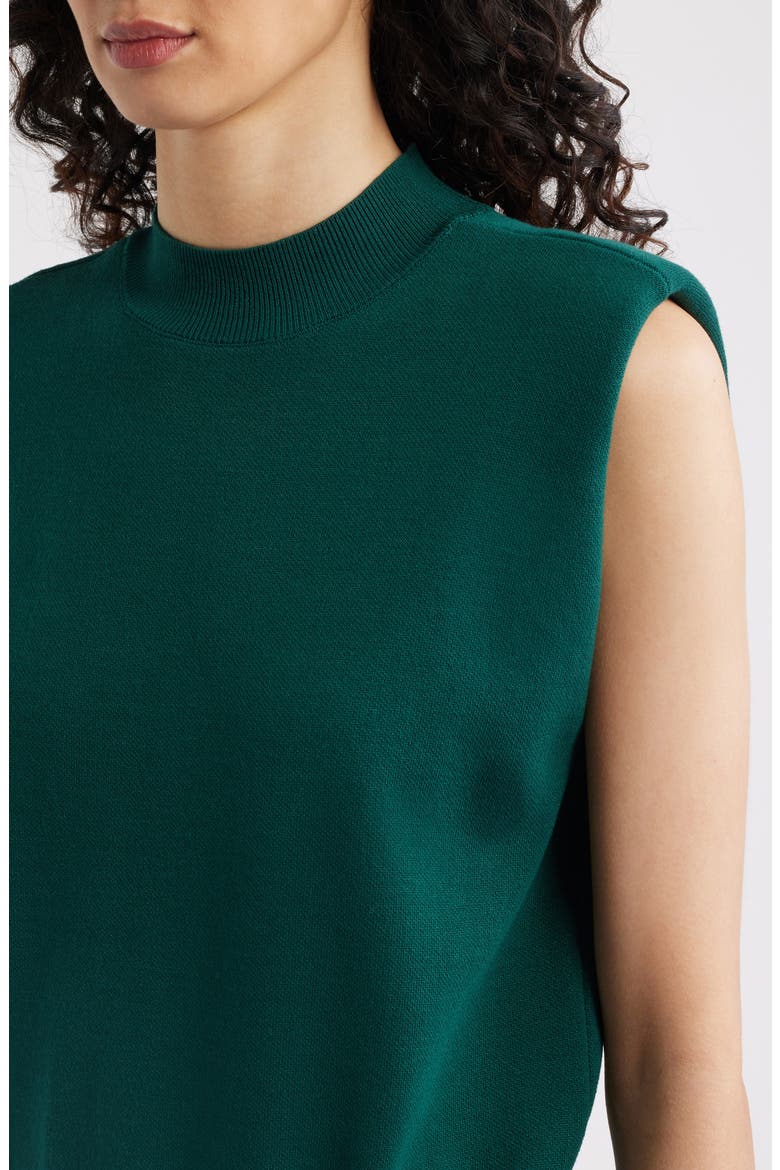 The Whitney Sleeveless Knit Crop Top, Alternate, color, PINE