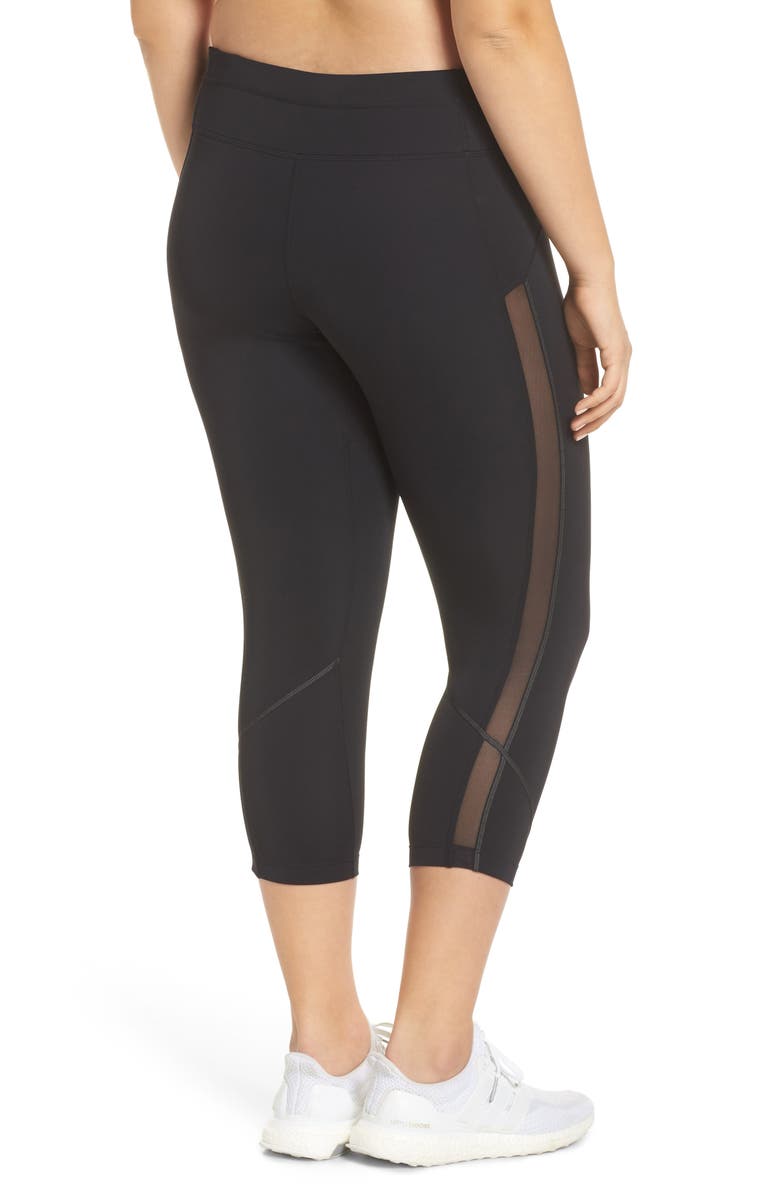 Zella All In One Crop Leggings, Alternate, color, 