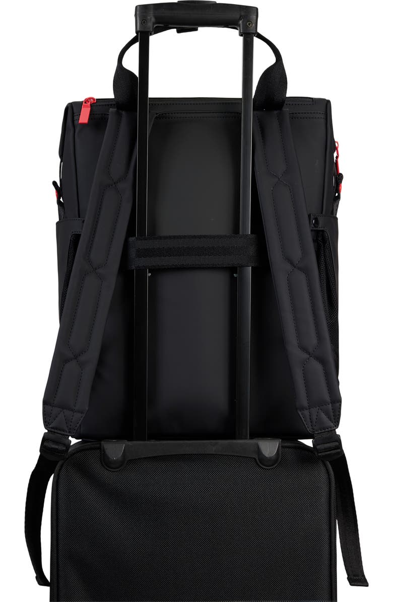 Hunter Urban PU Backpack, Alternate, color, Black