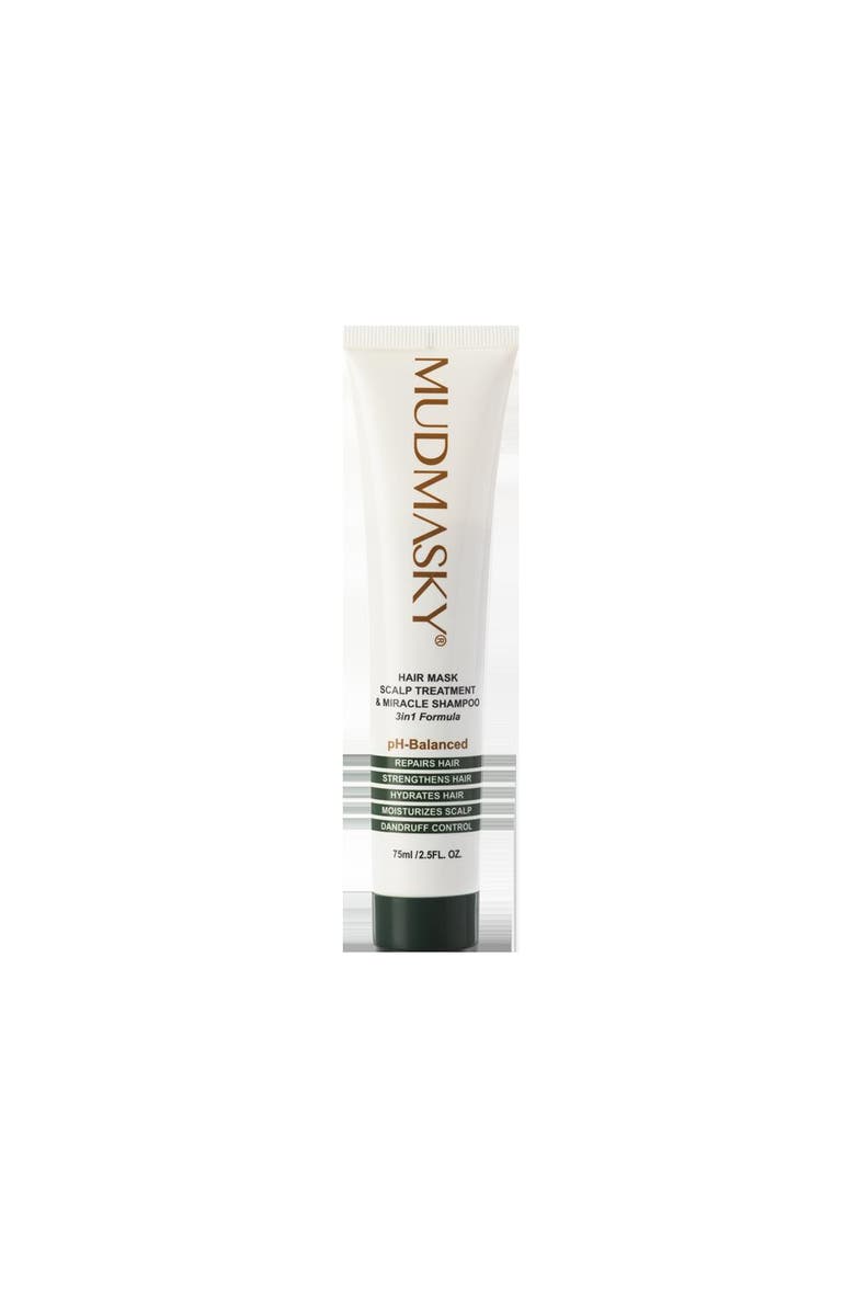 MUDMASKY Hair Mask Scalp Treatment and Miracle Shampoo 2.5oz, Alternate, color, NO COLOR