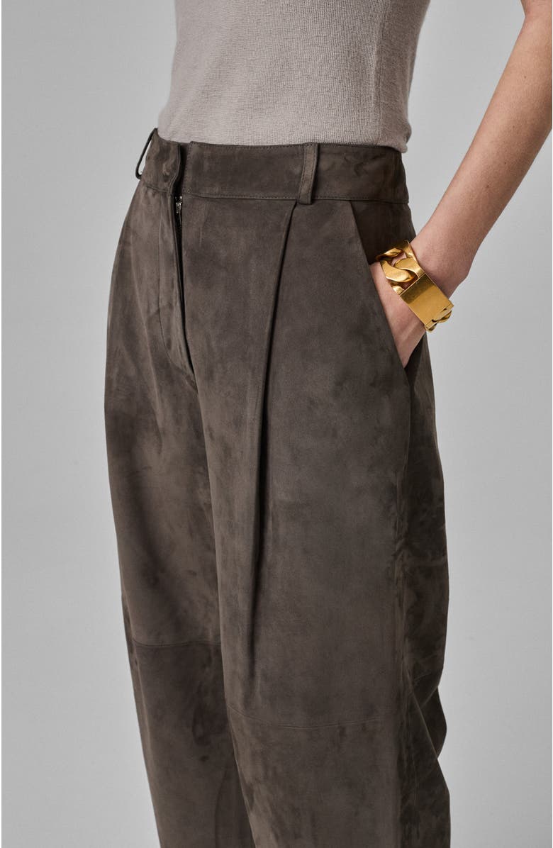 CO Balloon Pant in Suede, Alternate, color,