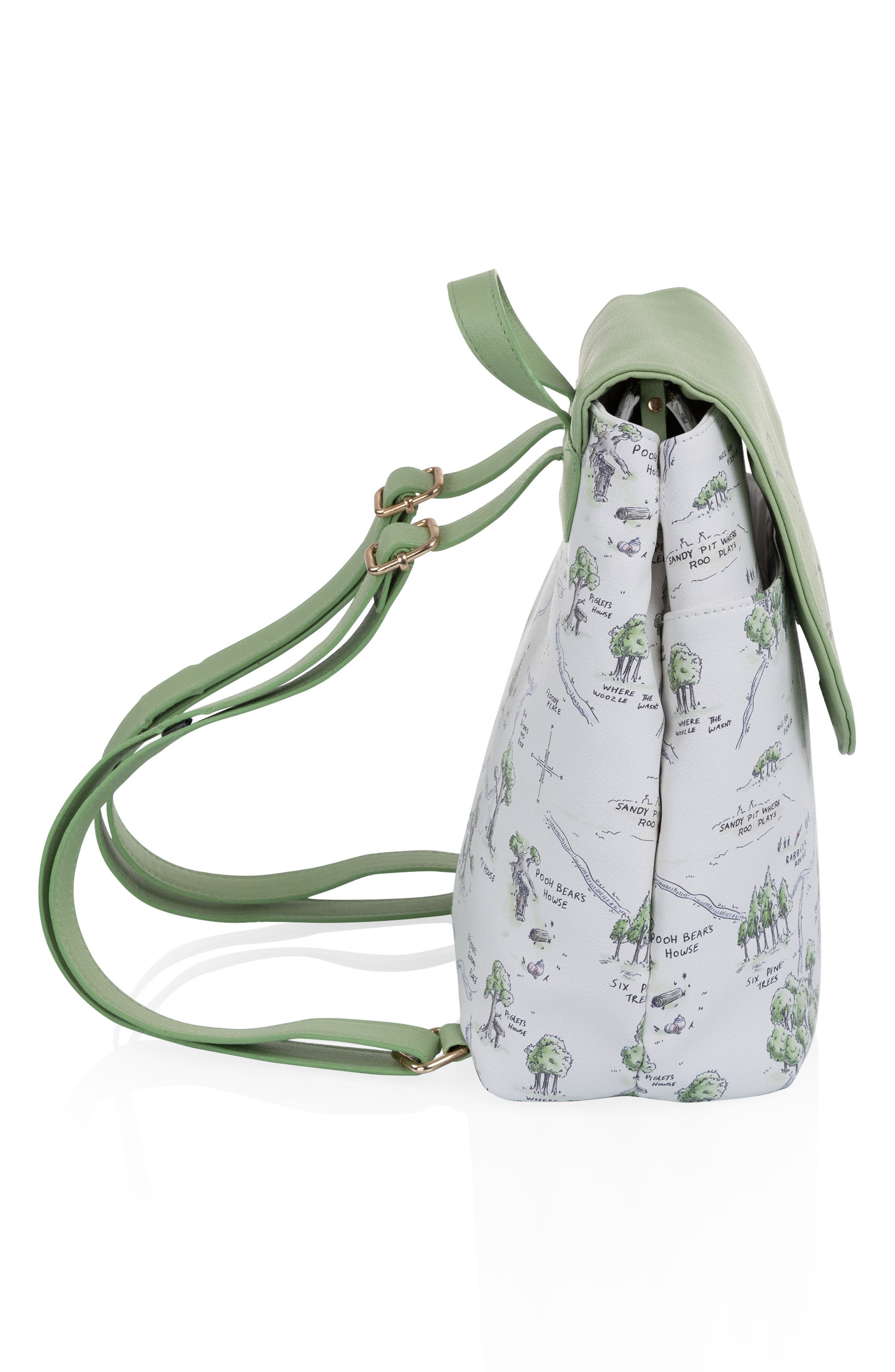 Downtown Mini Cooler Backpack, Alternate, color, WHITE