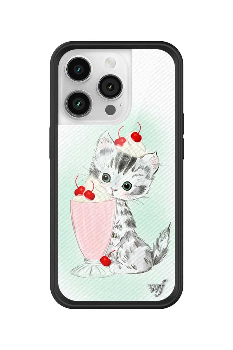 Kitty Shake iPhone Case, Alternate, color, Blue