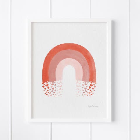 Rainbow Framed Museum Quality 8" x 10" Art Print