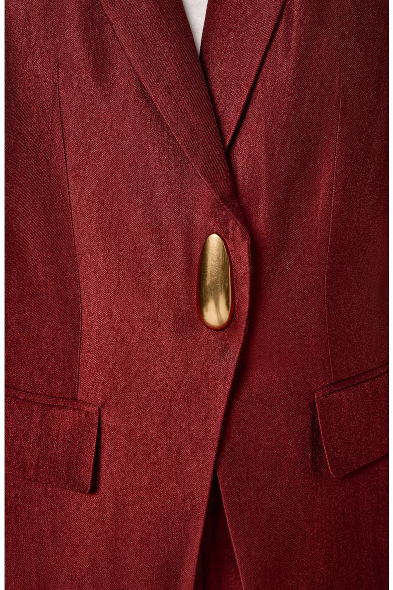 One-Button Blazer, Alternate, color, SUNBAKED