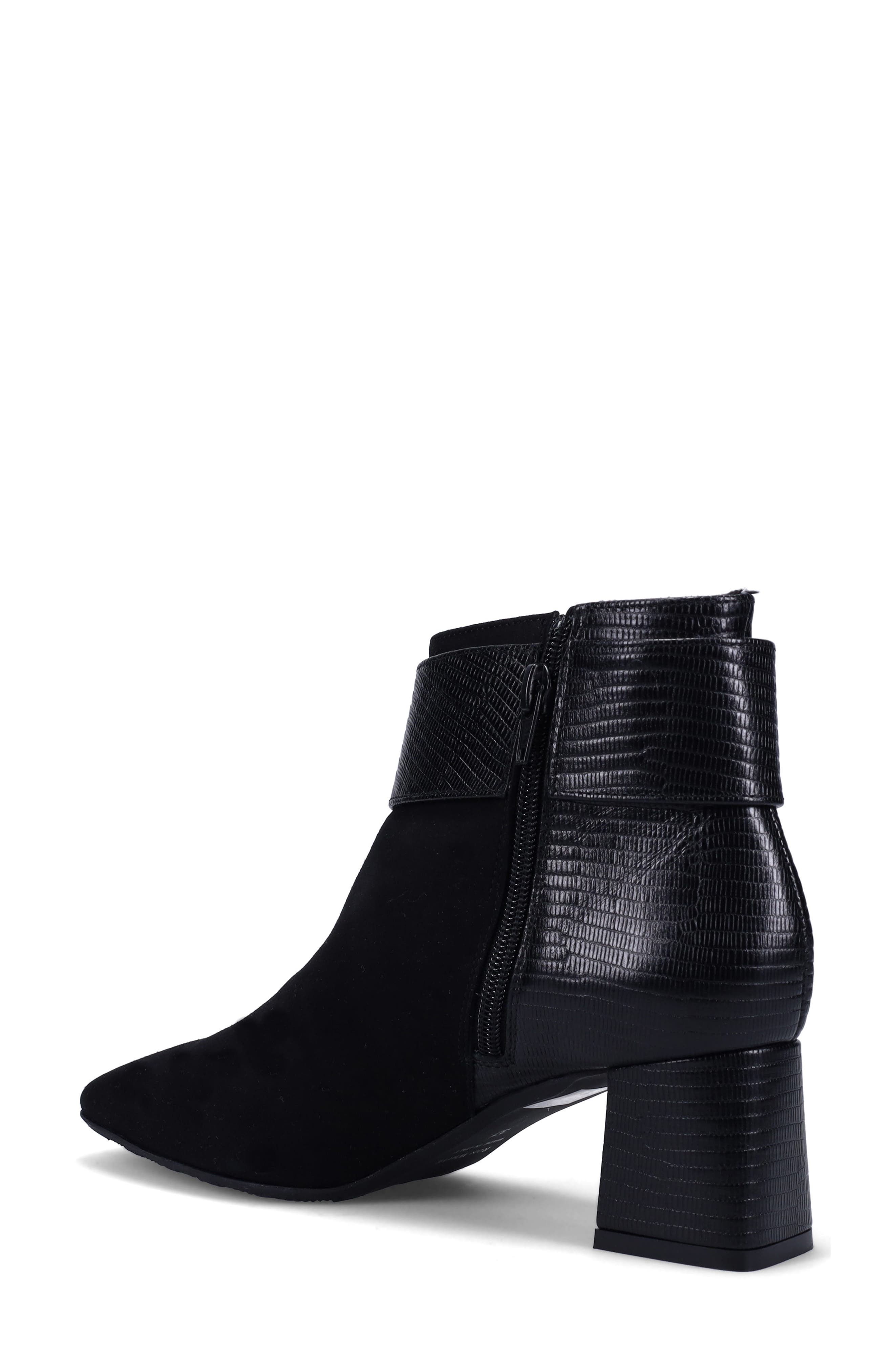 Ron White Lana Weatherproof Buckle Bootie, Alternate, color, Onyx