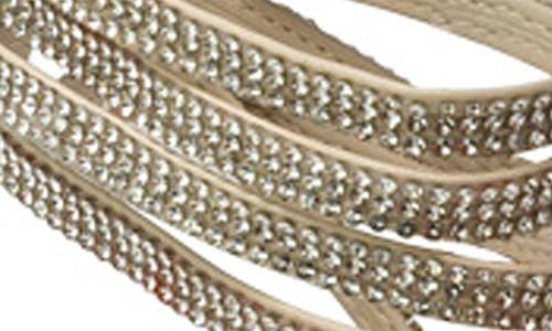 Chase & Chloe Chase And Chloe Rae Rhinestone Ankle Wrap Sandal