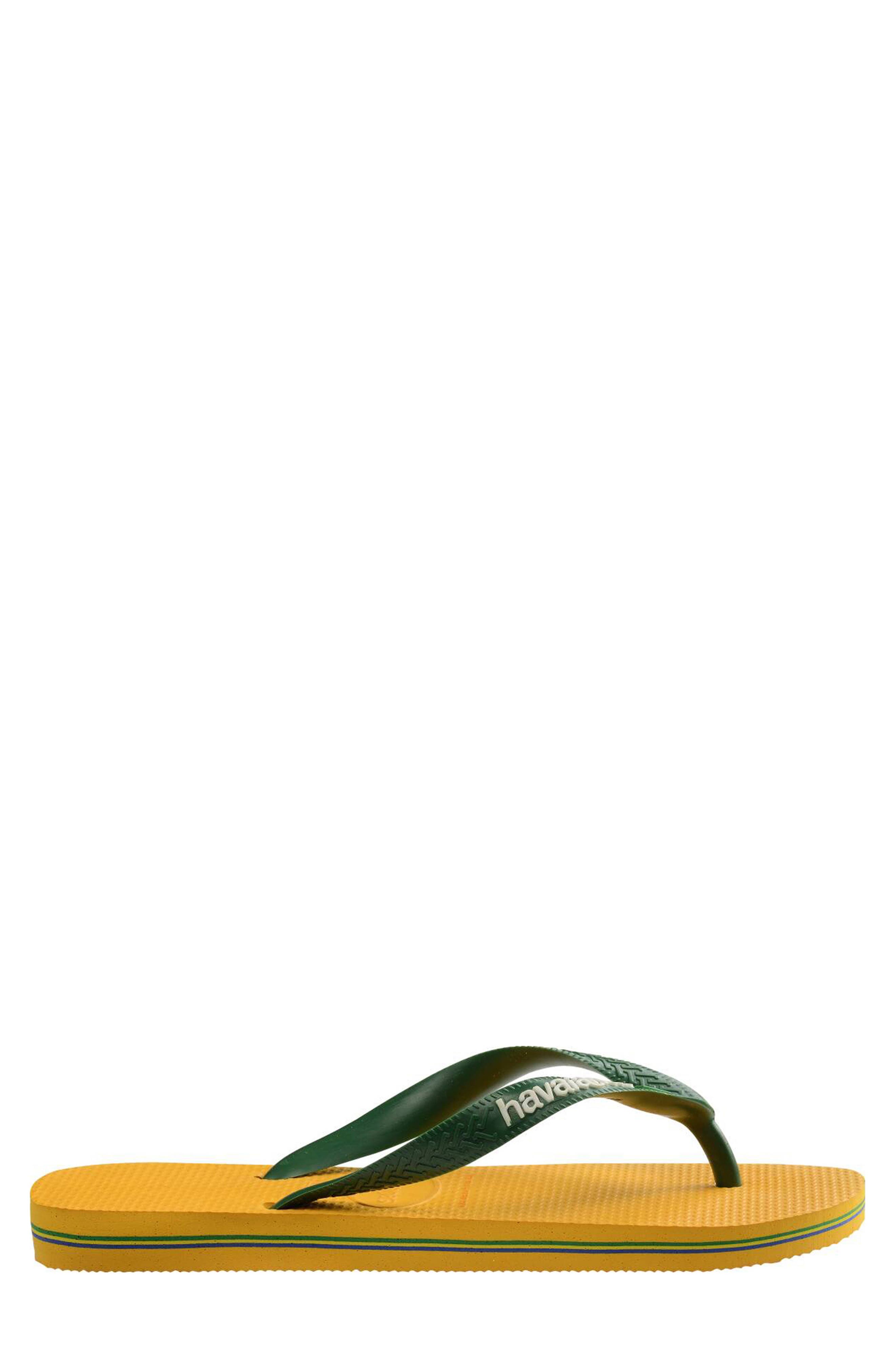 Havaianas Brazil Logo Flip Flop, Alternate, color, 