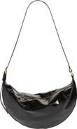 AllSaints Half Moon Leather Shoulder Bag