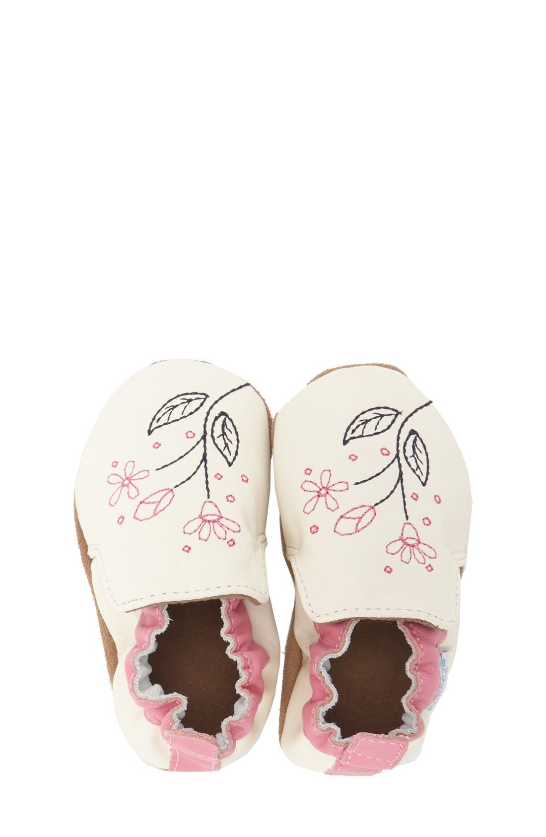 Robeez<sup>®</sup> 'Pink Sugar' Crib Shoe, Alternate, color, 