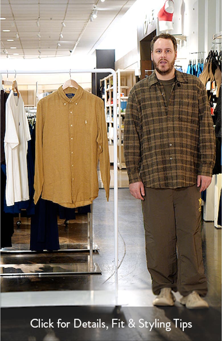 Classic Fit Linen Button-Down Shirt, sales video thumbnail