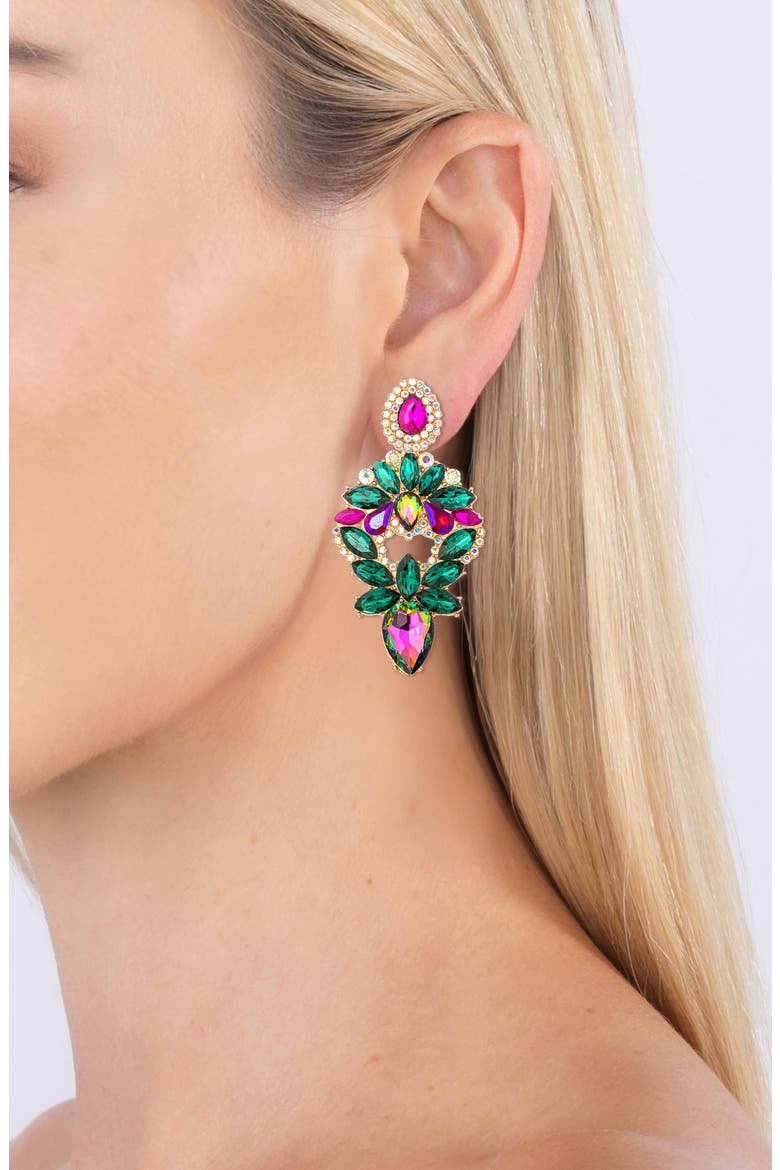 Daytona Statement Drop Earrings, Alternate, color, GOLD