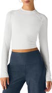 Beyond Yoga Contours Rib Mock Neck Crop Top