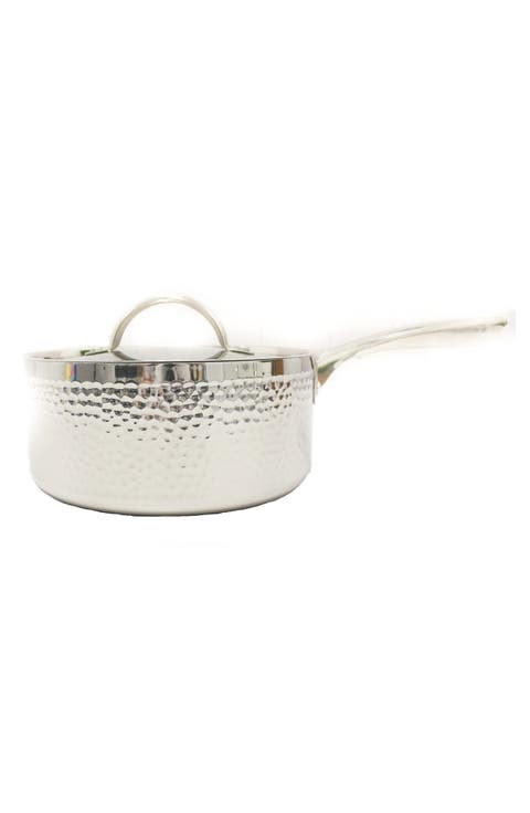 INTERNATIONAL Hammered 8" Covered Saucepan