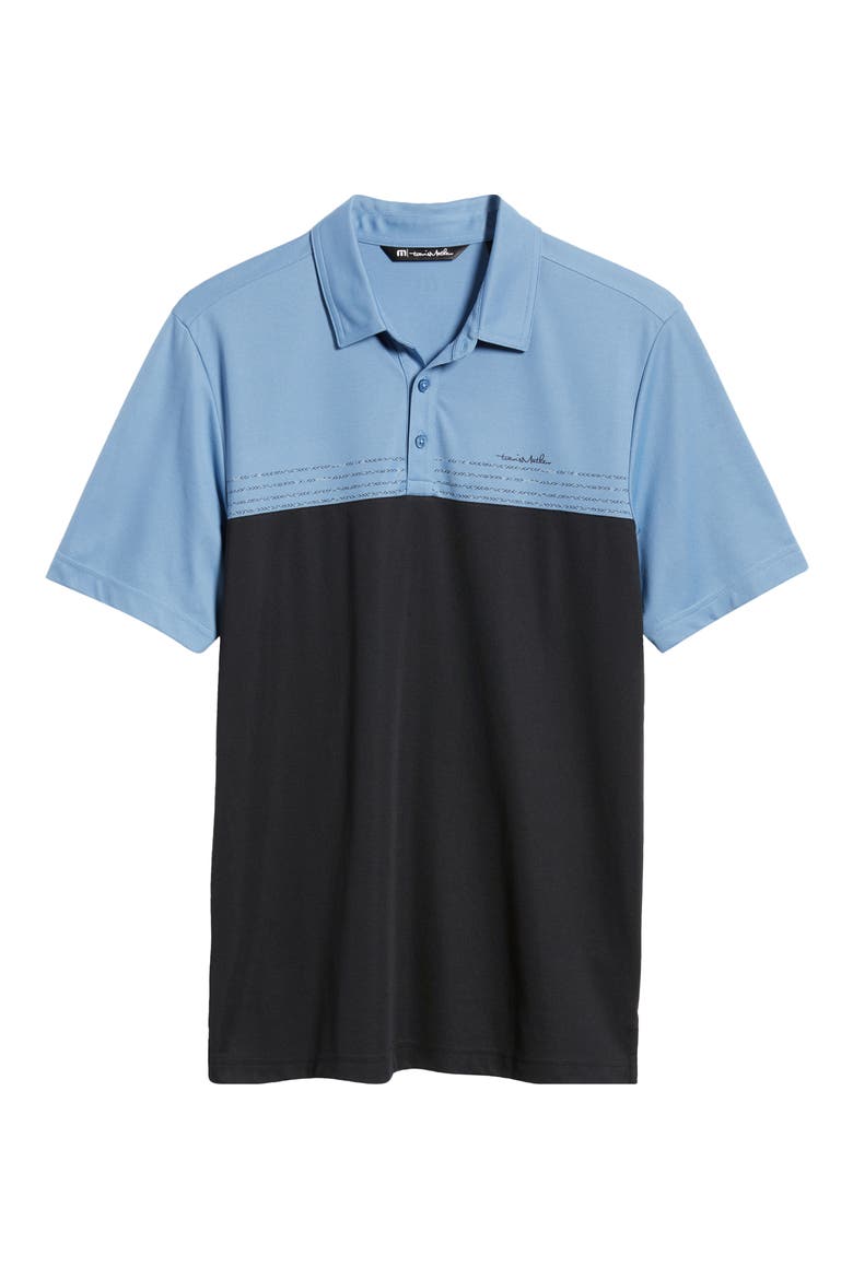 Taxiway Colorblock Piqué Polo, Alternate, color, CORONET