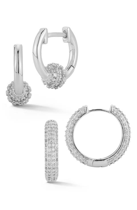 Set of 2 Hoop Earrings