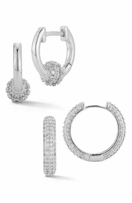 GLAZE JEWELRY Set of 2 Hoop Earrings