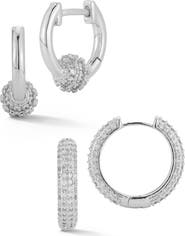 GLAZE JEWELRY Set of 2 Hoop Earrings