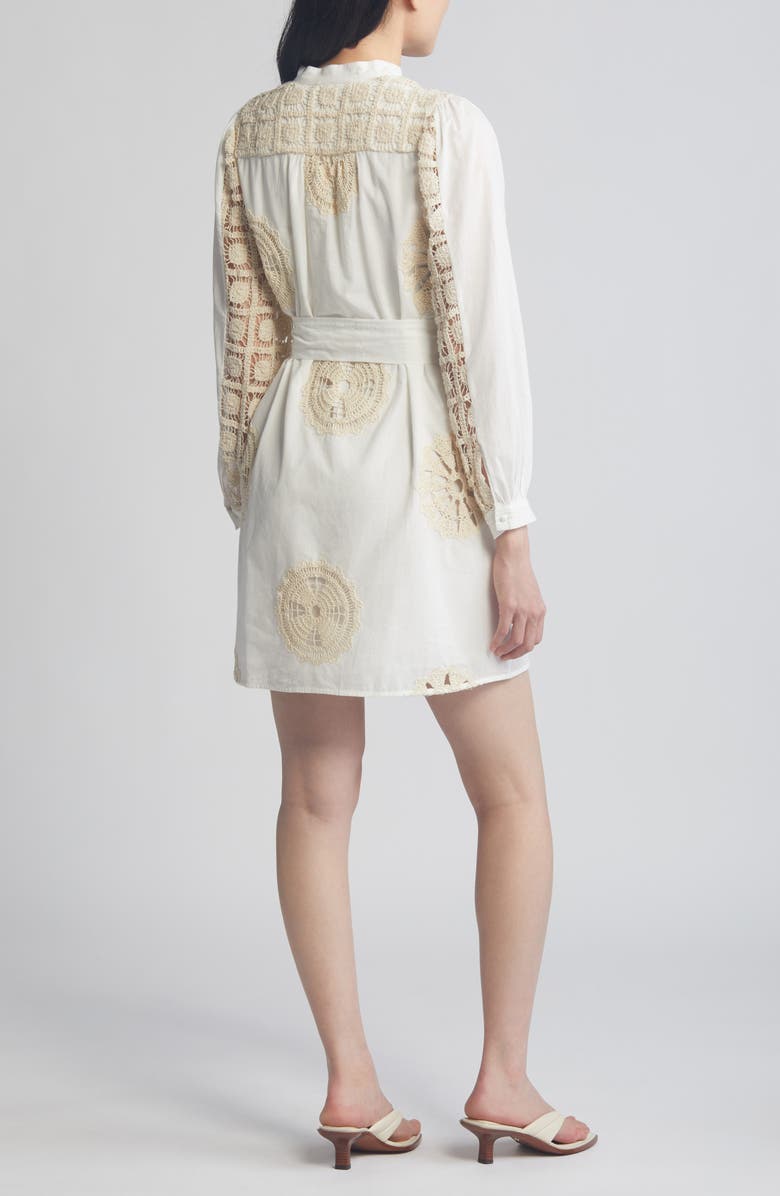 CIEBON Marielle Long Sleeve Cotton Shirtdress, Alternate, color, 