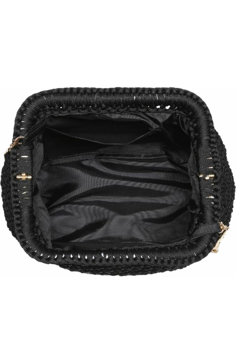 MODA LUXE Anastasia Clutch, Alternate, color, Black